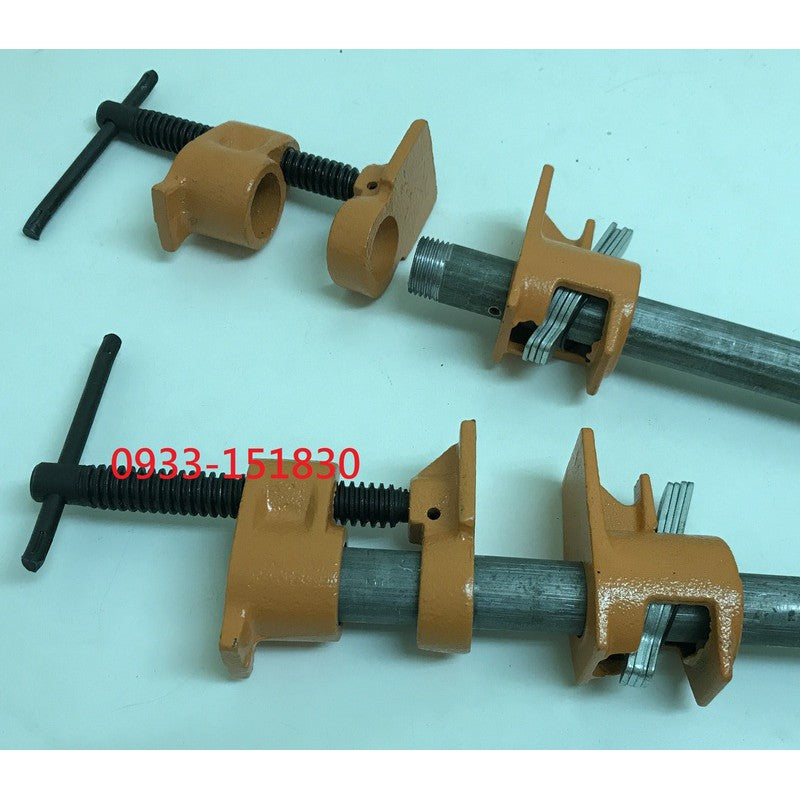 木工 快速夾水管夾 管夾 拼板夾 鐵管夾 C型夾 4分.6分鍍鋅管專賣