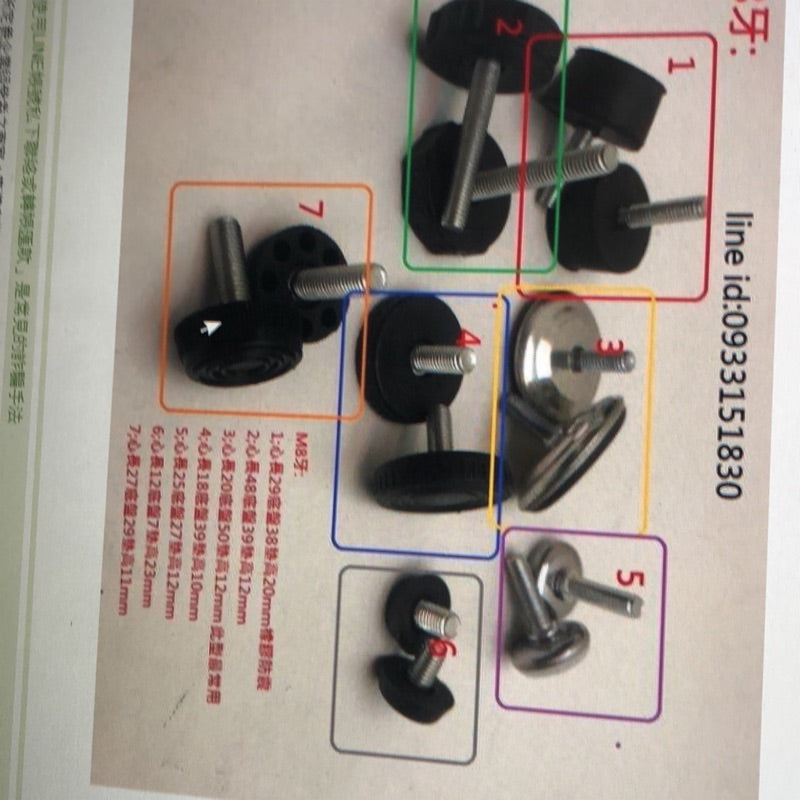 方管19*19mm鋅合金三分牙腳墊每粒20元