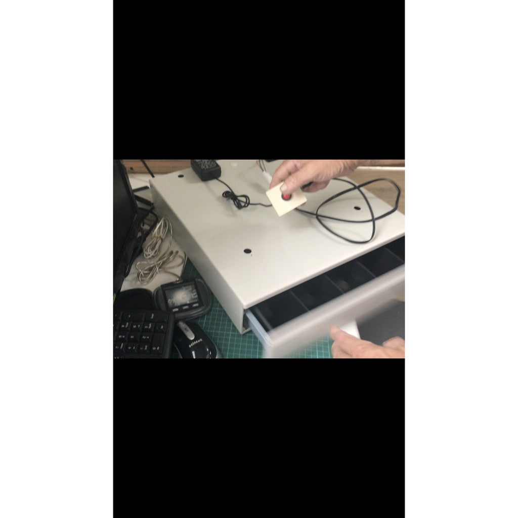(不含錢箱)搶救錢箱.收款機按鈕POS自動彈開按鍵收銀機錢盒子自動按鈕 錢箱自動開關