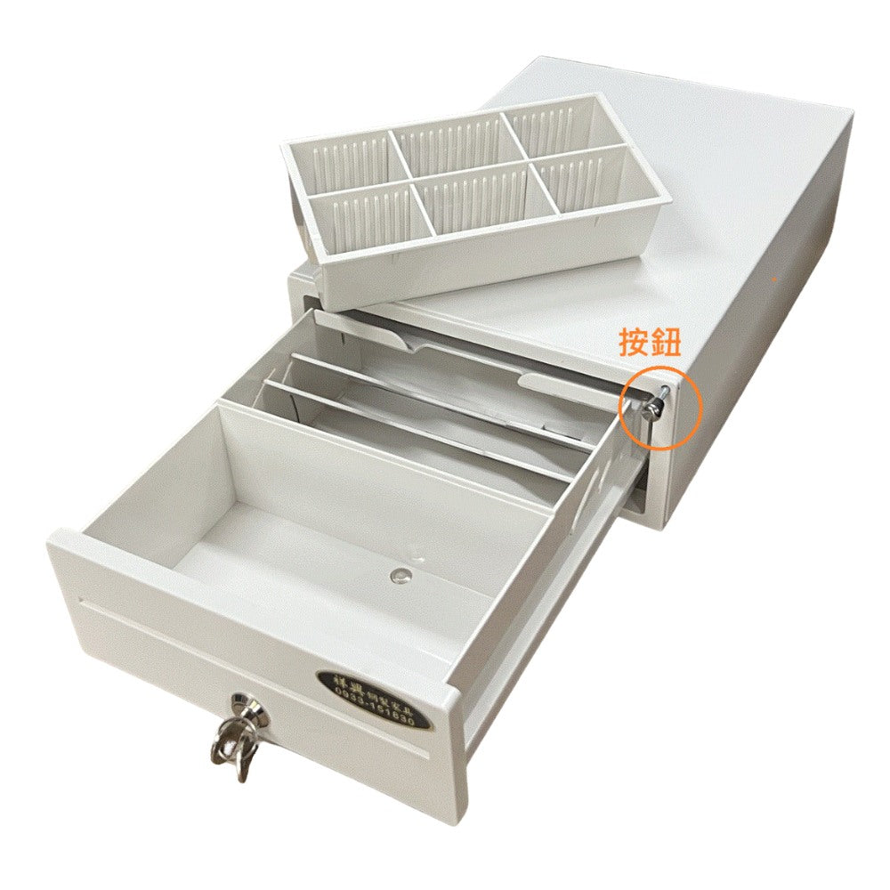 [新竹現貨] 20型迷你收銀箱 全新有鈴聲小型錢箱  錢屜 附鈴聲和鑰匙 附RJ11線可接出單機