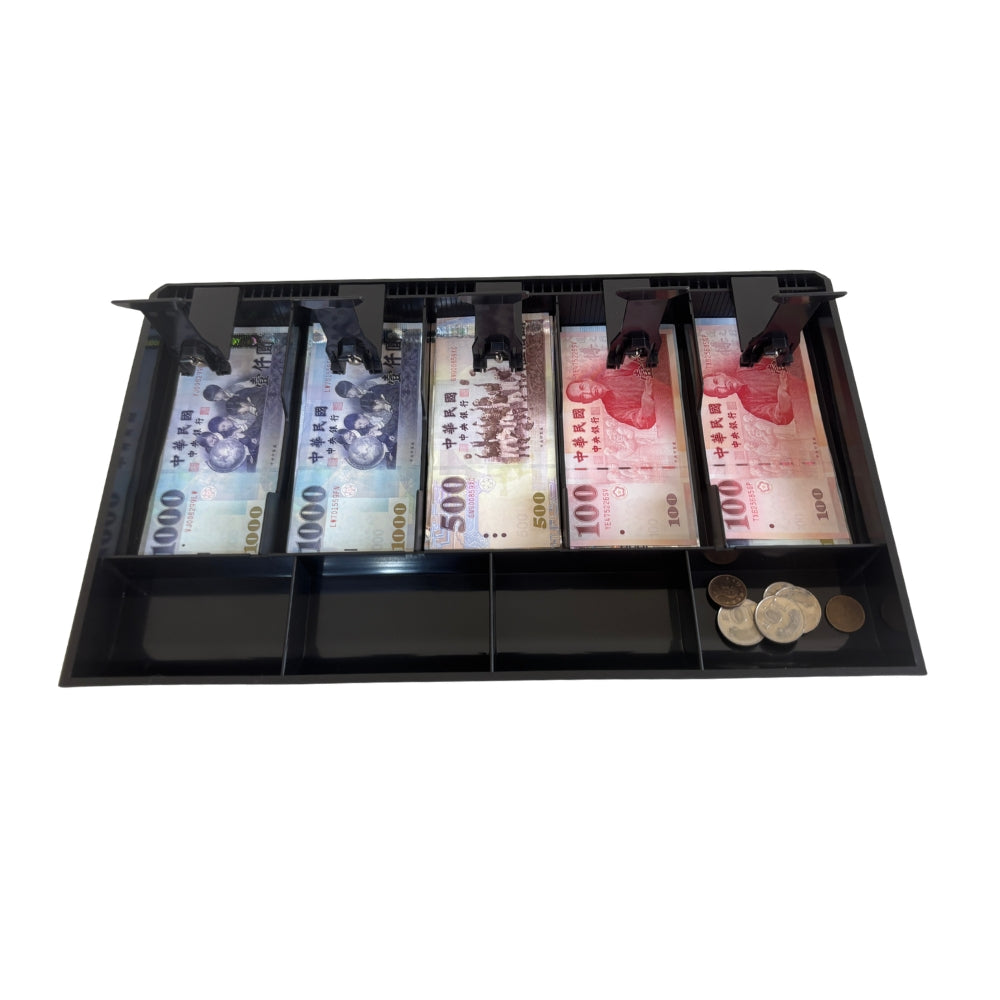 祥興現金收納盒 錢盤 鈔票收納盒 錢盤 容量大 錢盒 鈔票零錢盤 現金收納盒 收銀盒