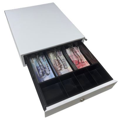 祥興各式全新收銀錢箱  免電力錢箱 附鑰匙 金庫 鈴聲 收銀機 錢櫃抽屜: 30型 祥興錢箱