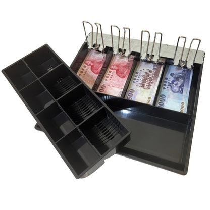 祥興現金收納盒 錢盤 鈔票收納盒 錢盤 容量大 錢盒 鈔票零錢盤 現金收納盒 收銀盒