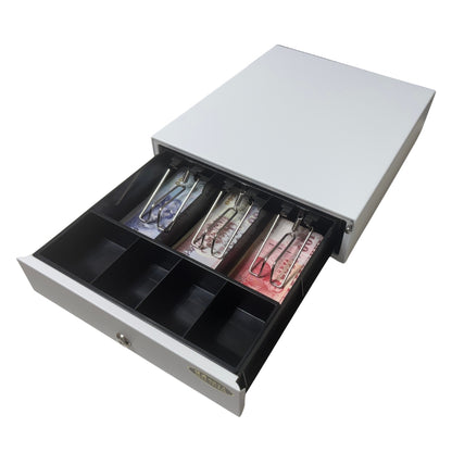 祥興各式全新收銀錢箱  免電力錢箱 附鑰匙 金庫 鈴聲 收銀機 錢櫃抽屜: 30型 祥興錢箱