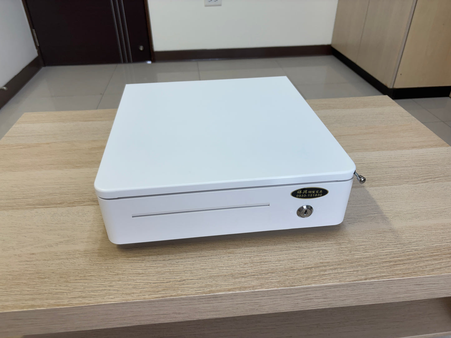 [新竹現貨] 祥興33型各式有鈴聲收銀錢箱 熱賣款! 金庫 廠家直銷/附鈴聲/收銀機/收據機/POS出單機/RJ11介面 祥興錢箱