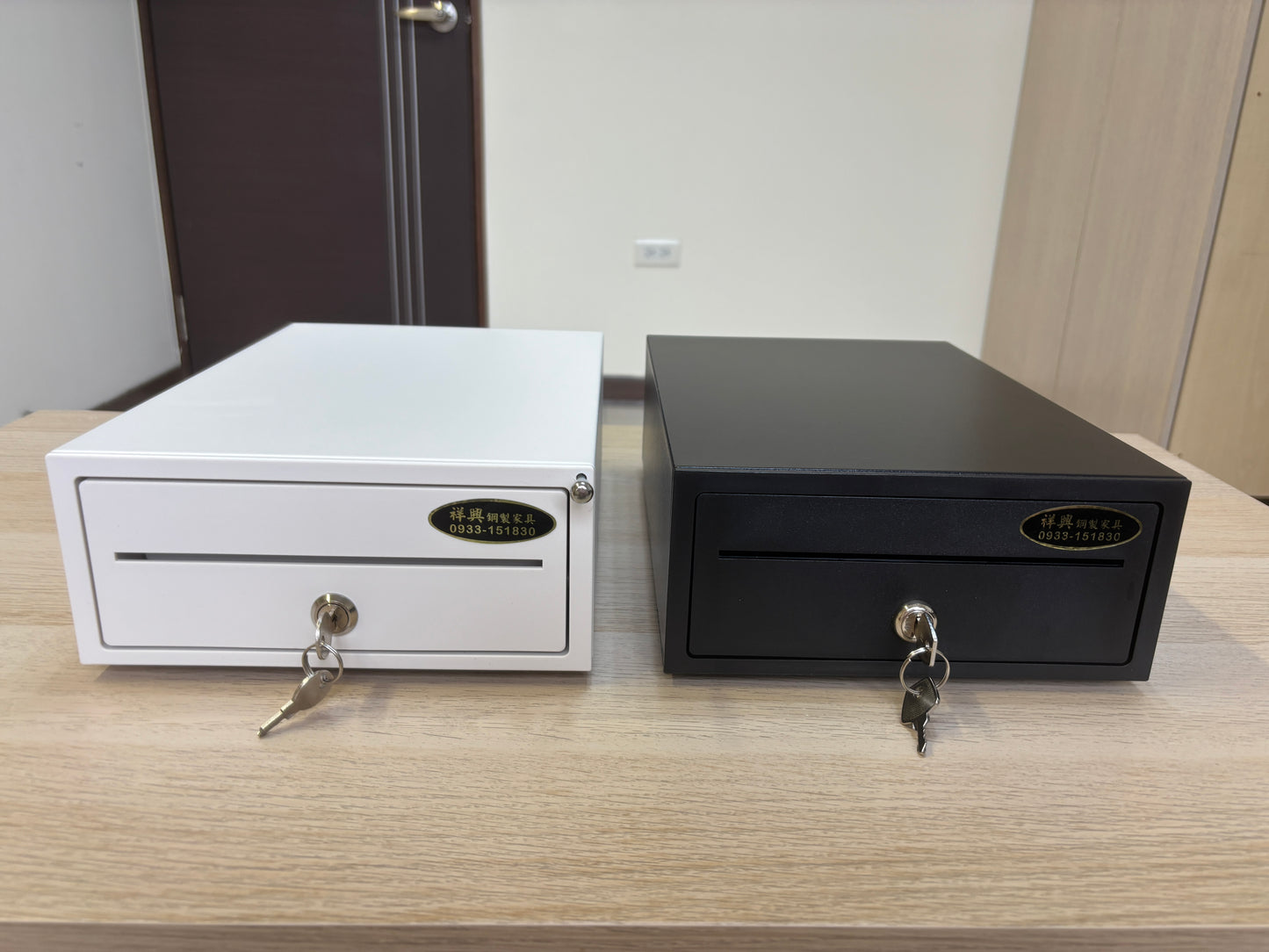 [新竹現貨] 祥興迷你小錢箱 有鈴聲 附鑰匙 可外接POS錢箱 金庫 家用金庫 收銀箱 錢屜 20型錢箱 迷你金庫 小金庫 可家用或商用 祥興錢箱