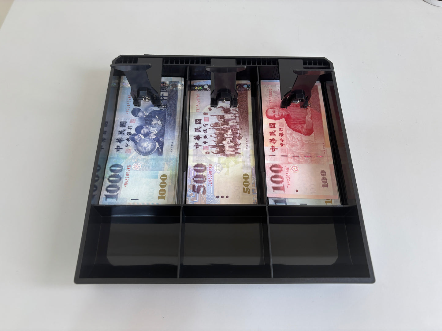 祥興現金收納盒 錢盤 鈔票收納盒 錢盤 容量大 錢盒 鈔票零錢盤 現金收納盒 收銀盒