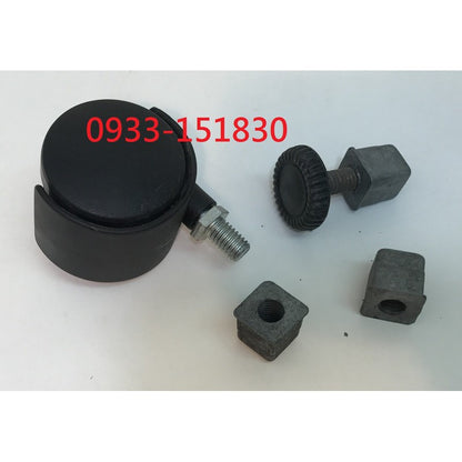 方管附牙腳墊.方管腳墊.鋅合金3分粗牙