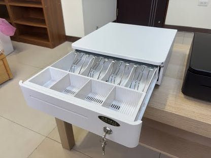 [新竹現貨] 祥興33型有鈴聲收銀錢箱 觸碰式 金庫 免電力錢箱 錢屜  附鑰匙 附鈴聲 祥興錢箱