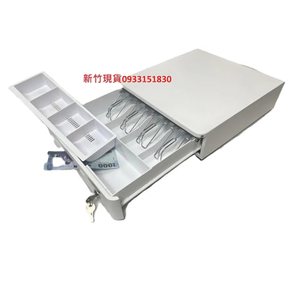 祥興圓弧RA33型錢箱 有鈴聲收銀錢箱 金庫 可連結POS機 有鈴聲 可按鈕開啟 雙用錢箱 錢櫃 RA33 祥興錢箱